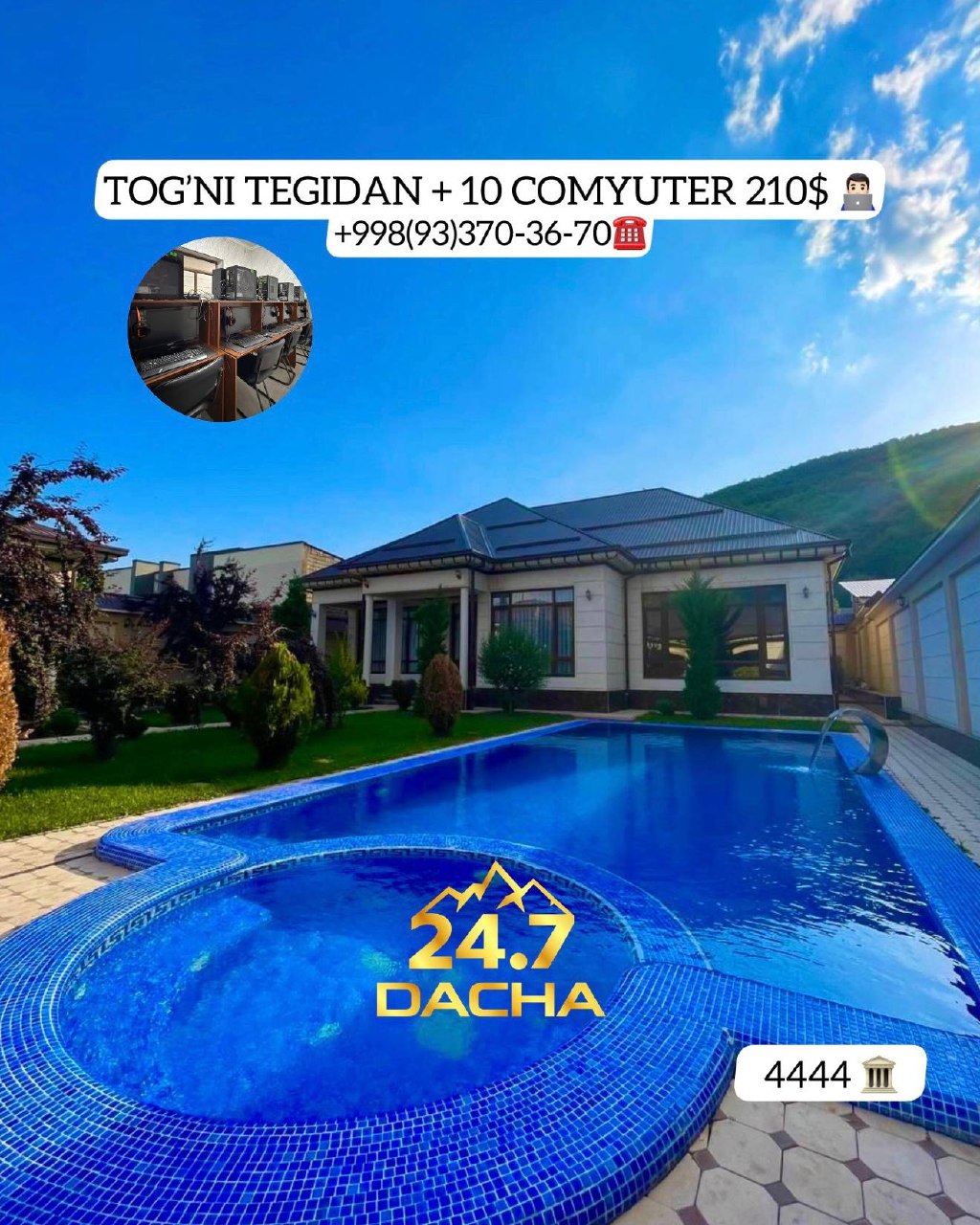 444 dacha ijarasi — asosiy rasm | Dachala.uz
