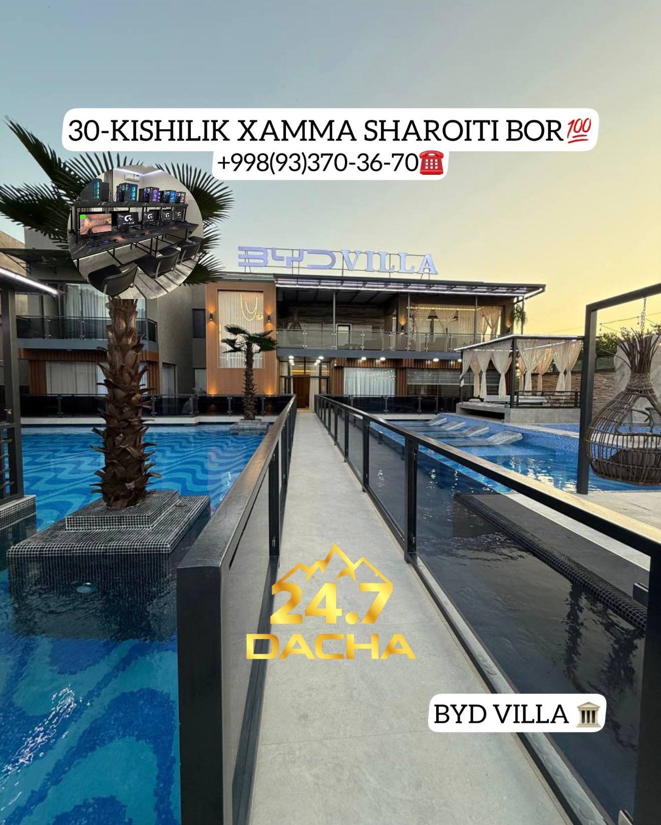 BYD-VILLA dacha ijarasi — Chorvoq Bochka — asosiy rasm | Dachala.uz